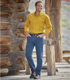 Regular-Jeans Stretch Blue -ATLAS FOR MEN Verkäufe 8171ad65ca1d57f723f83e2177bae2f7