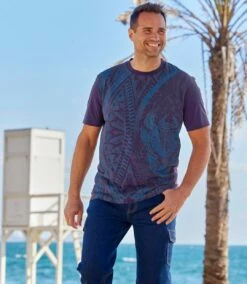 2er-Pack T-Shirts Mit Maori-Motiv -ATLAS FOR MEN Verkäufe 833ba3161ec0401fc9a88c0d81217f7a