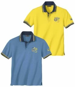 2er-Pack Jersey-Poloshirts Newport
