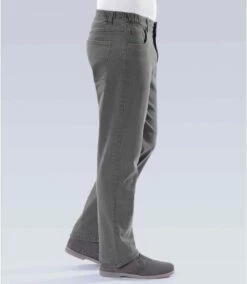 Graue Stretch-Jeans Im Regularschnitt -ATLAS FOR MEN Verkäufe 86166888a85e47b2fcf8e884299c8913