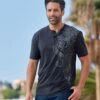 2er-Pack Henleyshirts Mit Ethno-Design