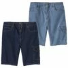 2er-Pack Cargo-Bemudas Aus Stretch-Denim -ATLAS FOR MEN Verkäufe 8b15541f22fe45b6e995b689e051864a