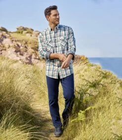 Kariertes Piloten-Hemd -ATLAS FOR MEN Verkäufe 8dd57e90b68c2bfa8ca857fcb86d23da