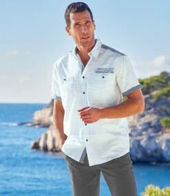 Sommerhemd Expedition In Geflammter Optik -ATLAS FOR MEN Verkäufe 8e116da0f1c48fa2e6b1d24a087ed942