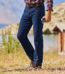 Regular Bluejeans Mit Stretch-Effekt