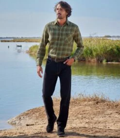 Flanell-Hemd Mit Webkaros