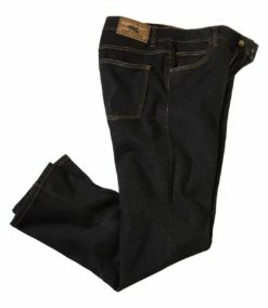 Schwarze Stretch-Jeans