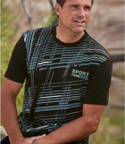 3er-Pack T-Shirts Sport Graphic -ATLAS FOR MEN Verkäufe 9802738f6e01451610d3412ccbfca105