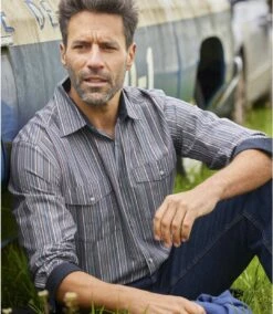 Gestreiftes Popelinhemd Atlas(R) -ATLAS FOR MEN Verkäufe 998deba9342def77884fb4d6cbc00316