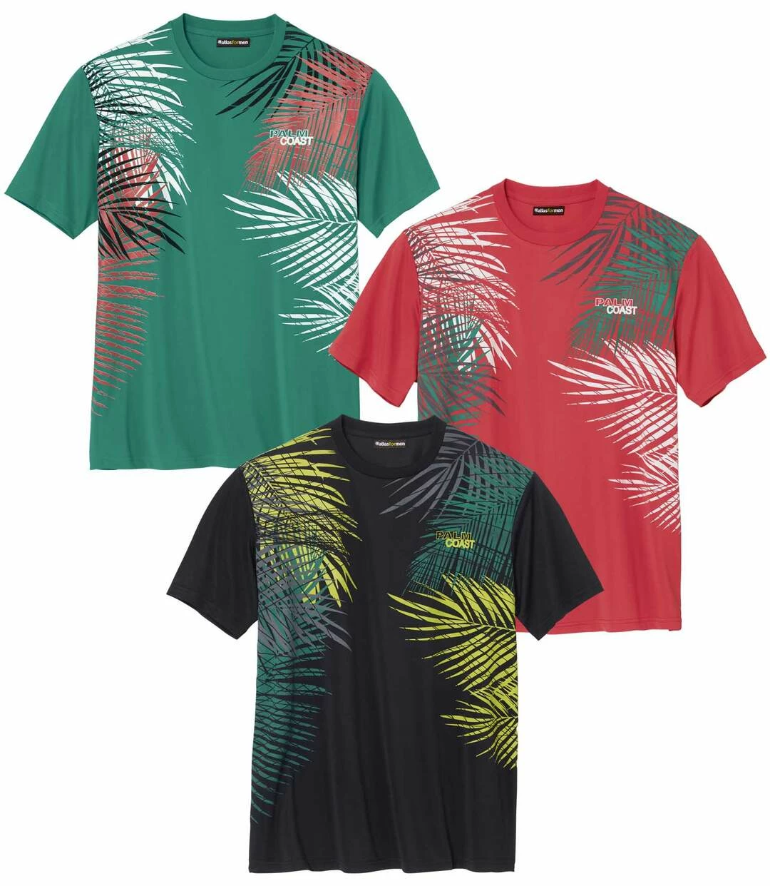3er-Pack T-Shirts Palm Coast 3 3er-Pack T-Shirts Palm Coast