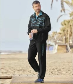 Sommerlicher Jogging-Anzug Im Camouflage-Look