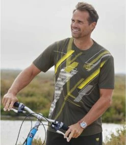 2er-Pack T-Shirts Graphic Lines Für Den Sport -ATLAS FOR MEN Verkäufe 9feb0e9e2110f279e468a7f97749f43f