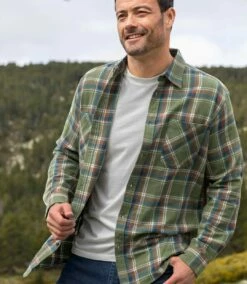 Kariertes Flanellhemd Forest -ATLAS FOR MEN Verkäufe a0ef5b8ee8f4bc3cbd1daae9b2be834a
