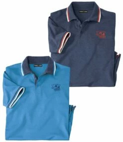 2er-Pack Poloshirts Outdoor