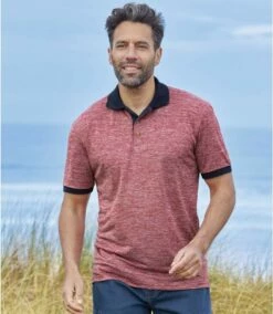 2er-Pack Poloshirts Trendy In Geflammter Optik -ATLAS FOR MEN Verkäufe a3513998982ba3296b760865262a1a2b