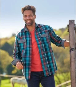 Kariertes Hemd Texas -ATLAS FOR MEN Verkäufe a49a77bf6f4e46dcc26a84d00c1ae656