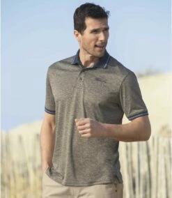 2er-Pack Melierte Poloshirts -ATLAS FOR MEN Verkäufe aa822ed9e5cbfaea4e7be825a50bc8c2