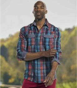 Kariertes Hemd Texas -ATLAS FOR MEN Verkäufe aadef5b39c6ab70e9052b64bcbd31cb8