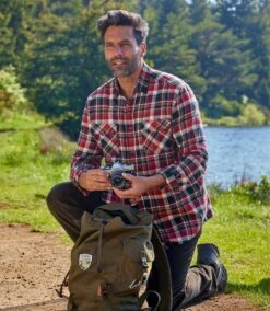 Authentisches Kariertes Flanellhemd