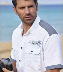 Sommerhemd Palm Coast Aus Geflammtem Popelin -ATLAS FOR MEN Verkäufe b3f593b811471bb04a05979642a2dcaf