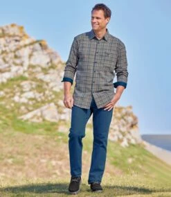 Jeans Aus Leicht Dehnbarem Denim -ATLAS FOR MEN Verkäufe b6a668e5e4e55efb0e2cd9bc82b982bb