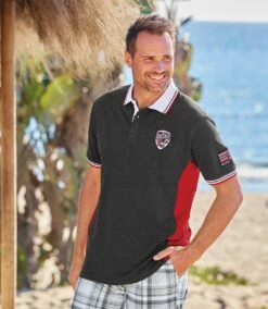 Poloshirt Island Club In Piqué-Qualität -ATLAS FOR MEN Verkäufe b6d1ad9c64ff807bd388c8a7bbb7a7fc