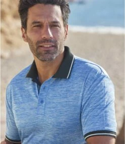 2er-Pack Melierte Poloshirts Sport -ATLAS FOR MEN Verkäufe b6d55a4dcf67515fd8b8580f32524cd2