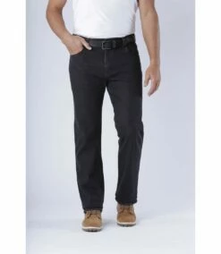 Schwarze Stretch-Jeans Im Regular-Schnitt -ATLAS FOR MEN Verkäufe b7e65ad37d382e248f1dfa39bf923721