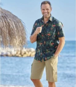 Cargo-Bermuda Free Trail Aus Microcanvas -ATLAS FOR MEN Verkäufe b93e349164e62abfde4ebc40ad073466