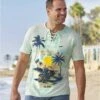 T-Shirt Mit Schnürung Und Aufdruck Biker's Paradis -ATLAS FOR MEN Verkäufe ba3940e676e414d7929cd836bd431d5c