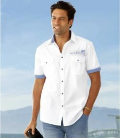 Leichtes Sommerhemd Aus Popelin