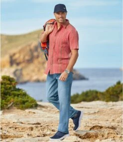 Hellblaue Stretch-Jeans -ATLAS FOR MEN Verkäufe bb1c7fbae3ad47c287a0c276798b097c