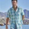 Kariertes Sommerhemd Balearen Mit Waffel-Effekt -ATLAS FOR MEN Verkäufe bb379e51f6b8825f029b2de4f31fd9bc