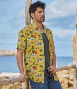 Kurzärmeliges Popelinhemd Malibu -ATLAS FOR MEN Verkäufe bd4b2a45e4d19ef216956d21e33b6e8d