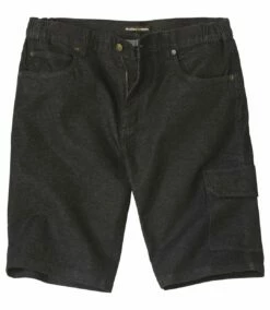 Jeans-Bermuda Mit Stretch-Effekt