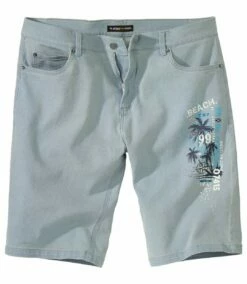 Titelseite 18 Bermuda Beach Club Aus Stretch-Denim