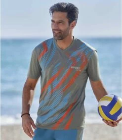 3er-Pack T-Shirts Sport Atlas(R) Mit V-Ausschnitt -ATLAS FOR MEN Verkäufe c027a8294105c64be2e0ef9b5057846c