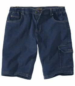 Jeans-Bermuda Stretch-Komfort Im Cargolook
