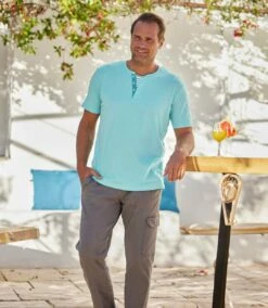 2er-Pack T-Shirts Mit Effektvollem Henleykragen -ATLAS FOR MEN Verkäufe c887dc6a3c3a91d1216cc8258838c47b