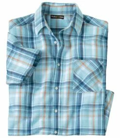 Kariertes Sommerhemd Balearen Mit Waffel-Effekt -ATLAS FOR MEN Verkäufe c971d6045d36d83cb03e9b4e157d5bec