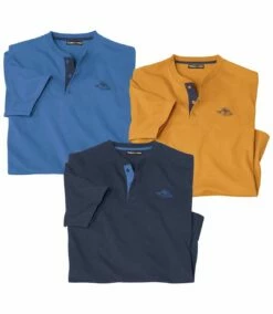 3er-Pack Henleyshirts Colorado
