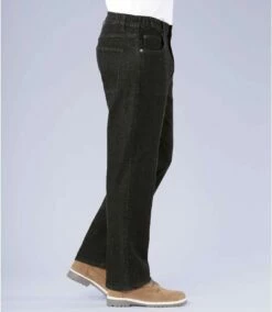 Schwarze Regular-Jeans Stretch Komfort Mit Dehneinsätzen -ATLAS FOR MEN Verkäufe cf98a723038af350320a218886e46981