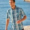 Blau Kariertes Sommerhemd -ATLAS FOR MEN Verkäufe d1a99b280d92b3b8ebb1b3e9b7d06c6d
