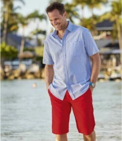 Rote Chino-Bermuda -ATLAS FOR MEN Verkäufe d875ffdeecdf63171ef6d47f4533fec9