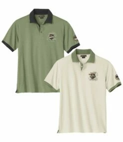 2er-Pack Poloshirts Saharian Desert