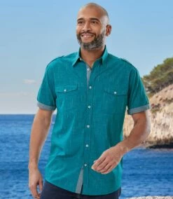 Sommerhemd Yachting Sail Coast Aus Popelin -ATLAS FOR MEN Verkäufe de8a6c702d90d1b5d9eb078964b6d04a