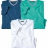 3er-Pack Einfarbige T-Shirts Mit V-Ausschnitt -ATLAS FOR MEN Verkäufe dfaebc80db8983d4e73bcaa6c147fad3