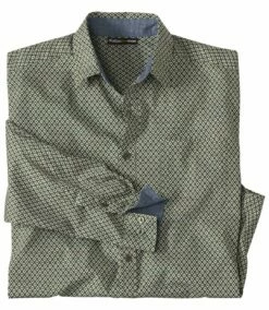 Popelin-Hemd New West Mit Micromotiv -ATLAS FOR MEN Verkäufe e23178c22acf53e98d03a77fa37d064c