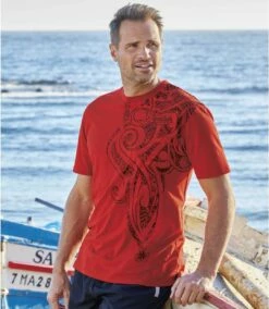 3er-Pack T-Shirts Mit Ethno-Design -ATLAS FOR MEN Verkäufe e6f6c668302b895fdbd59287a0caf492