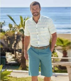 Chino-Bermuda Aus Stretch-Twill -ATLAS FOR MEN Verkäufe e6fd71989b4cabbcbf84c943a9c820ed